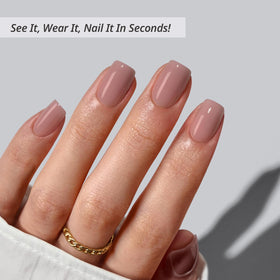 BTArtbox close-up of nail surface texture and glossy finish for realistic gel look