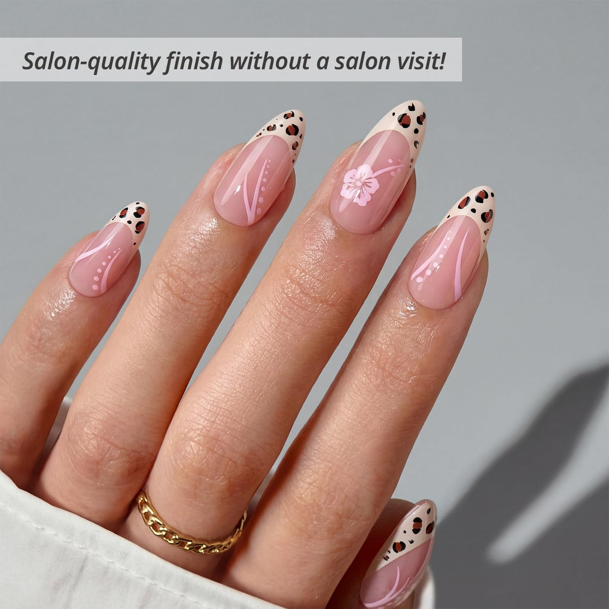 BTArtbox close-up of almond shape tips highlighting smooth edges and realistic profile