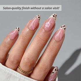 BTArtbox close-up of almond shape tips highlighting smooth edges and realistic profile