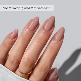 BTArtbox close-up of nail surface showing builder gel finish for chip resistance