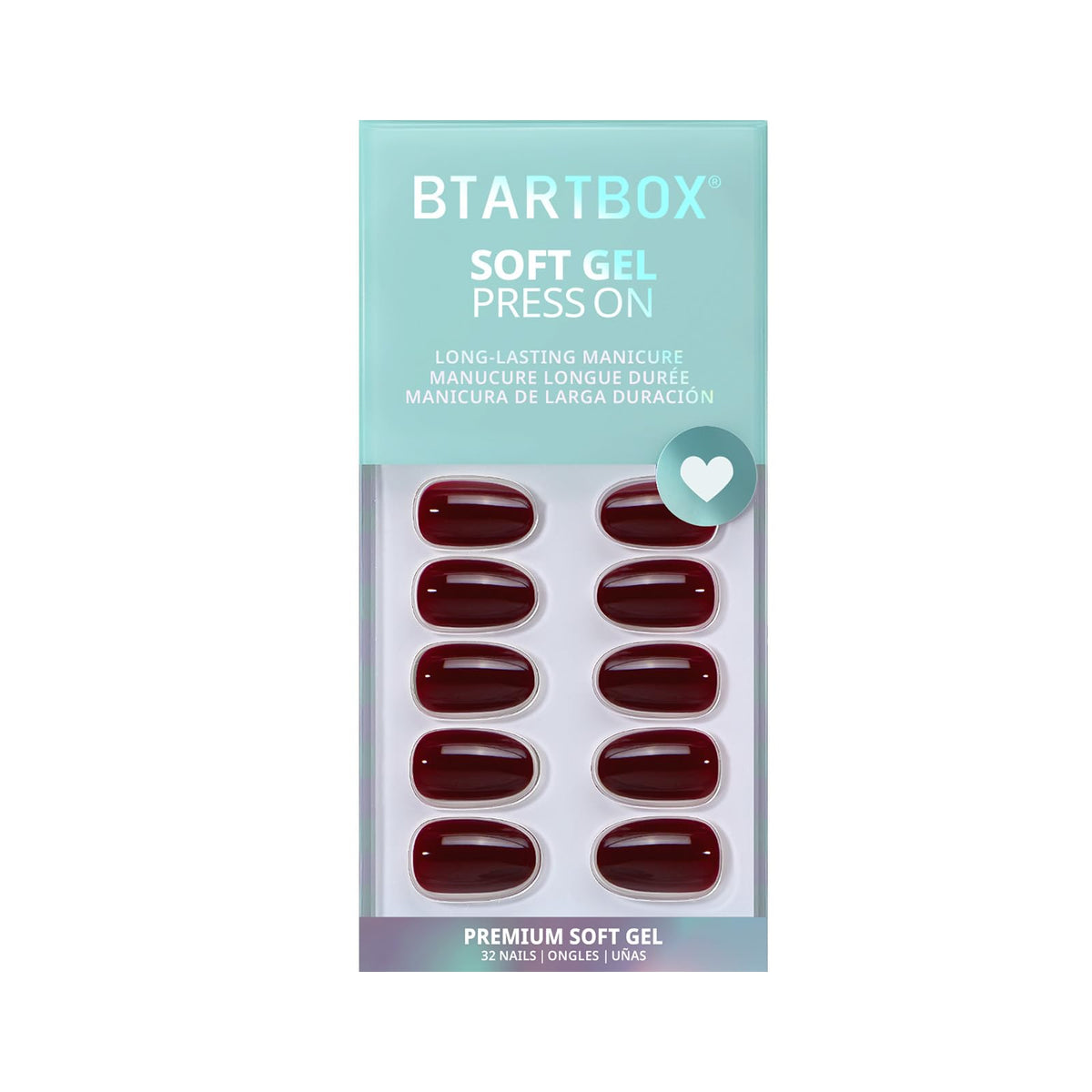BTArtbox worn on short oval nails demonstrating natural, everyday look