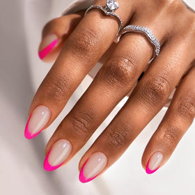 BTArtbox front packaging showing Berry French almond nails and kit benefits