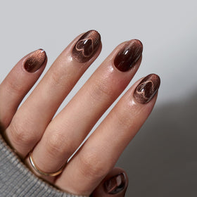 BTArtbox front packaging showing brown cat eye nails and full kit benefits