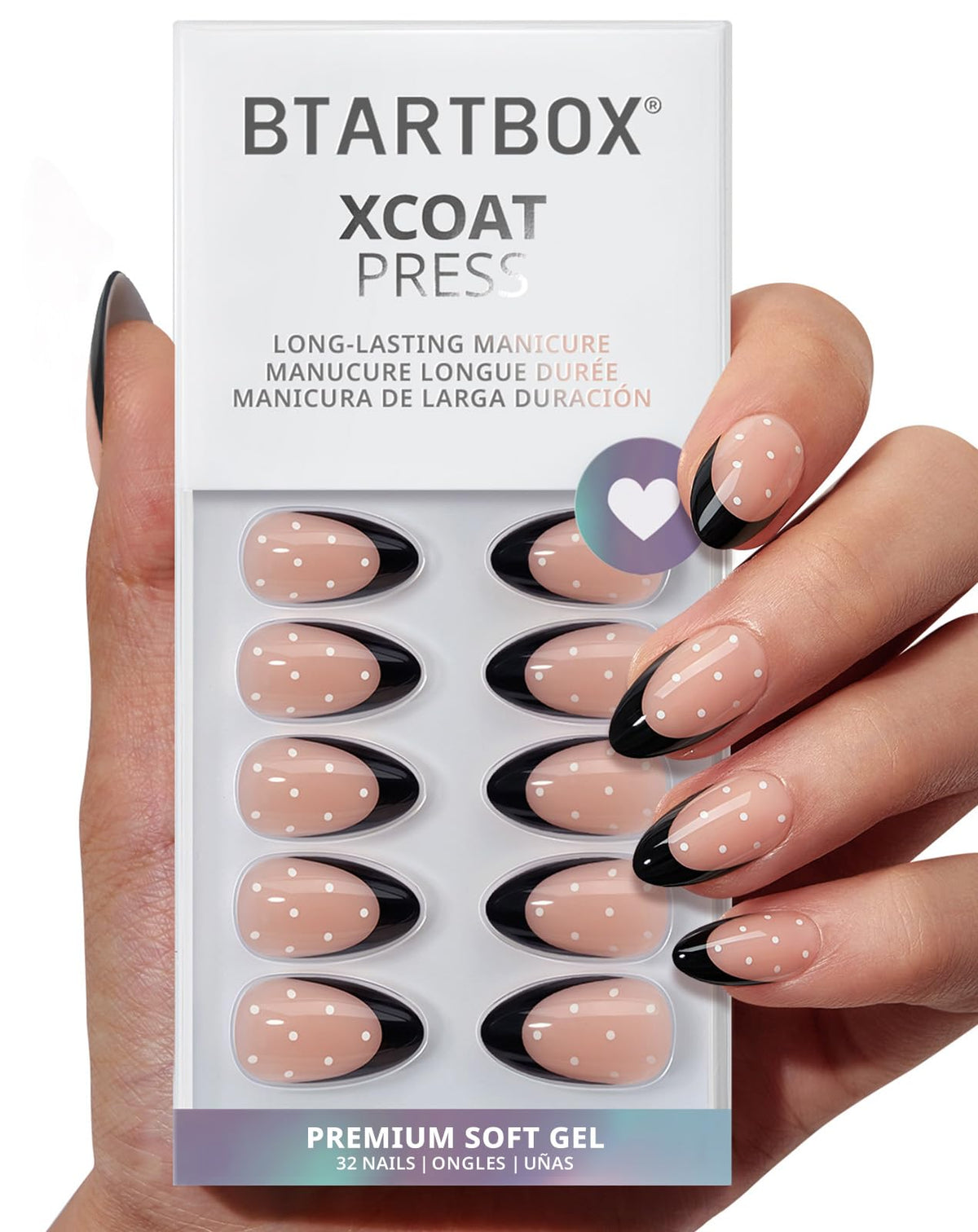 BTArtbox front packaging showing Dot Couture black French kit and complete contents