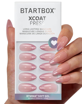 BTArtbox front packaging showing pink frosting kit and included tools for easy at-home manicures