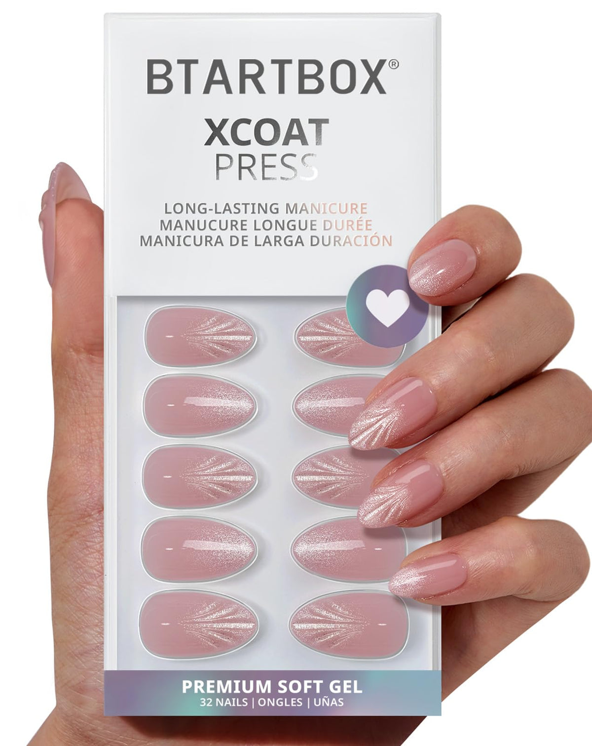 BTArtbox front packaging showing Shell Luxe kit and included tools for instant salon results