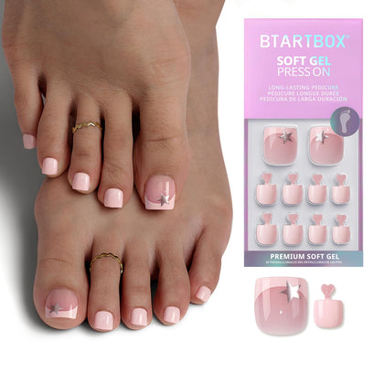 BTArtbox front packaging showing silver star French tip and full kit benefit