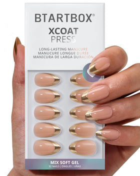 BTArtbox front packaging displaying full gilded countdown nail kit and contents