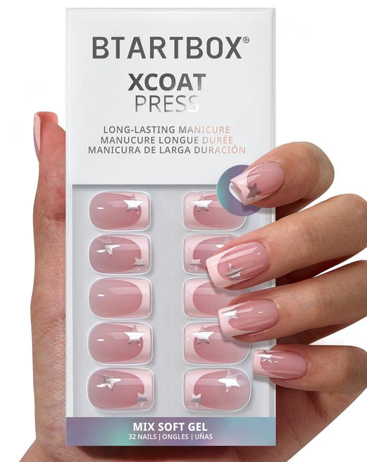 BTArtbox front packaging view showing complete nails kit and benefit of all-in-one convenience