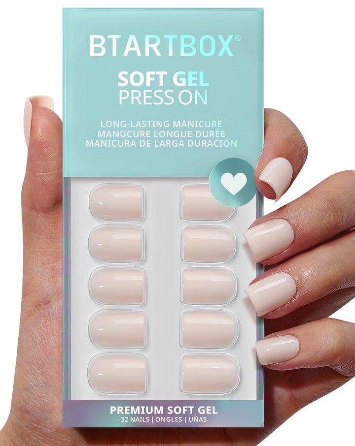 BTArtbox front packaging showing kit contents and pastel nails benefit quick setup