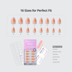 BTArtbox nails being applied showing quick easy at-home manicure benefit