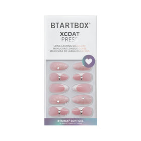 BTArtbox lifestyle shot at event showing chic French tip manicure for polished look