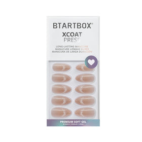 BTArtbox lifestyle image of nails worn at a café showing polished look and everyday style