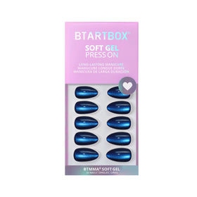 BTArtbox lifestyle woman at desk wearing nails for everyday polish