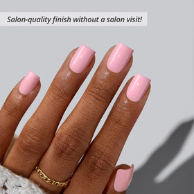 BTArtbox close-up of sheer pastel pink finish highlighting realistic texture