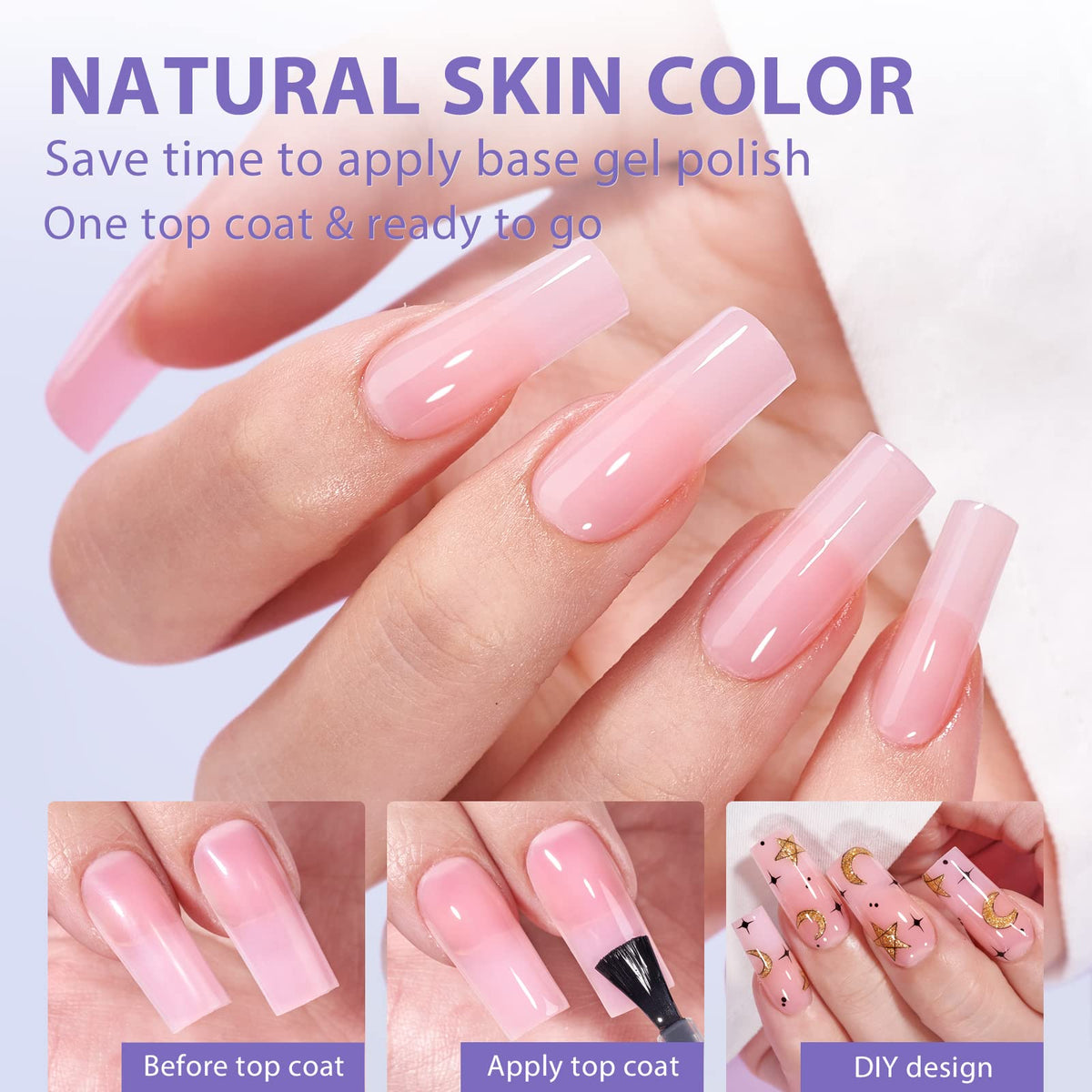 BTArtbox nail tip applied on hand demonstrating easy at-home use
