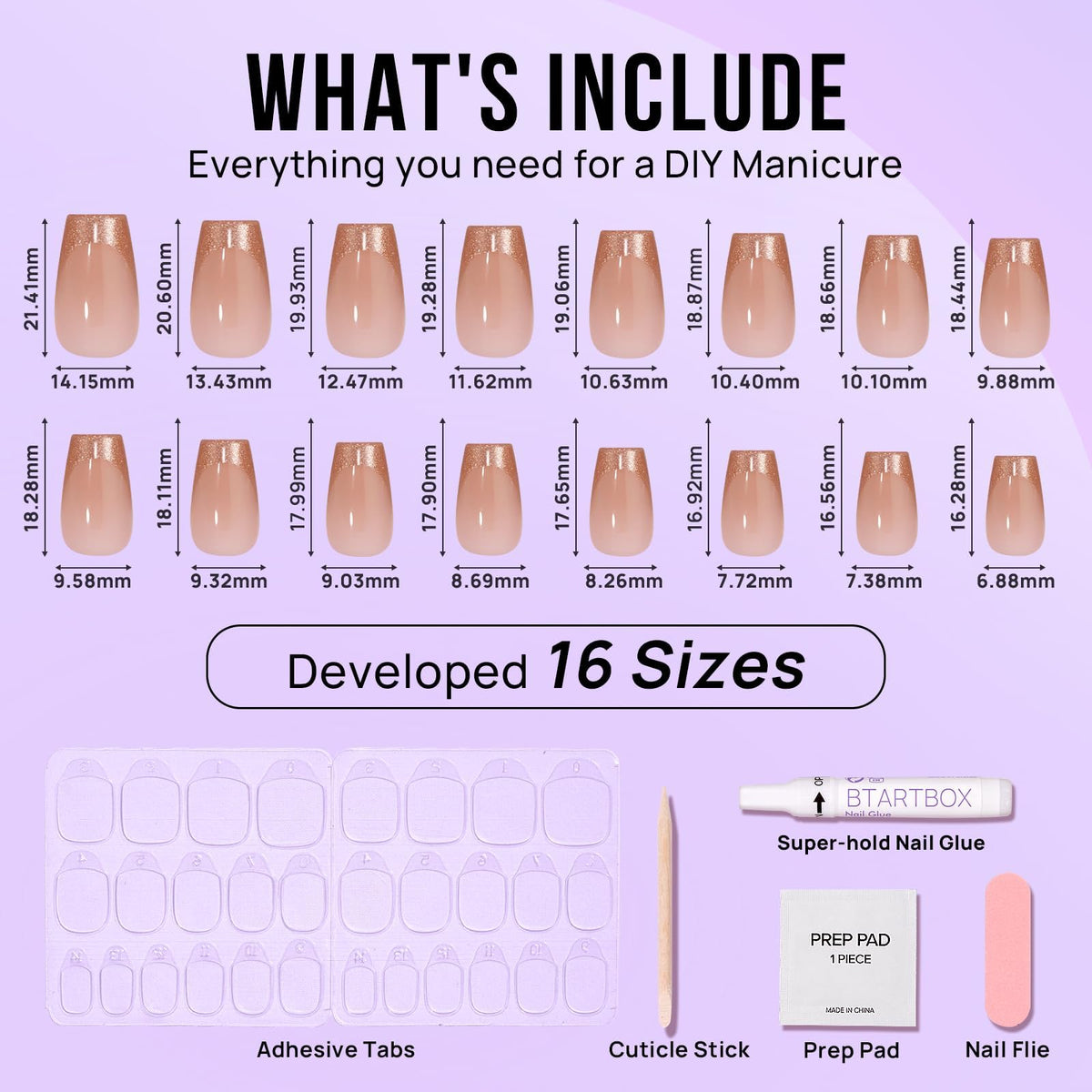 BTArtbox storage box open with organized nails for easy travel benefit