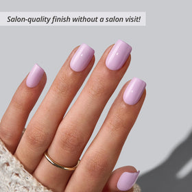 Close-up of BTArtbox nail texture and glossy top coat highlighting realistic flexible BTMMA material
