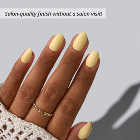 BTArtbox close-up of almond-shaped press-on nails highlighting natural look