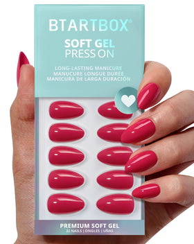BTArtbox front packaging showing 32-piece raspberry red kit, convenient all-in-one set