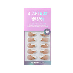 BTArtbox side profile showing almond shape and natural curve for comfortable wear
