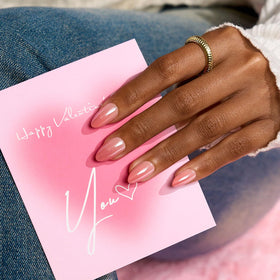 BTArtbox side profile of short almond nail showing natural silhouette
