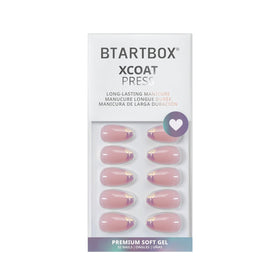 BTArtbox side profile of short almond nails showing comfortable low length