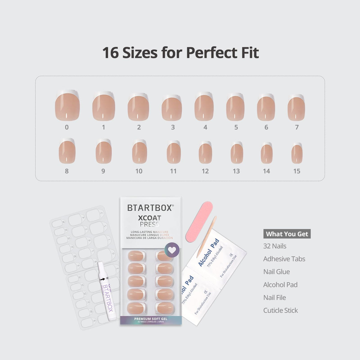 BTArtbox side view showing seamless cuticle fit and flexible comfort