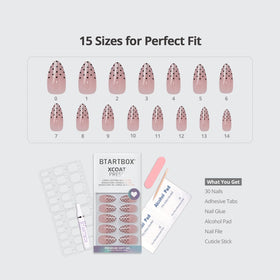 BTArtbox 15 sizes laid out for precise fit and edge-to-edge adhesion