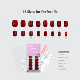 BTArtbox size selection layout showing 16 sizes for custom fit