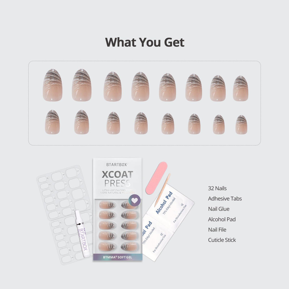 BTArtbox size chart and tools for proper fit and quick prep