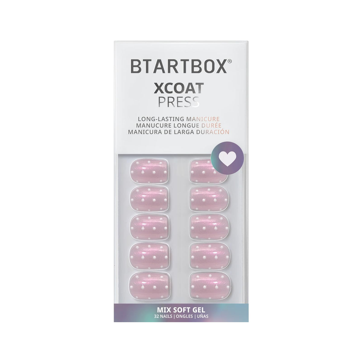 BTArtbox cured nails with glossy top coat illustrating chip-resistant shine