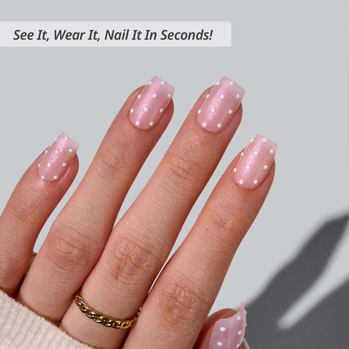 BTArtbox close-up of nail texture highlighting flexible BTMMA material and finish