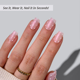 BTArtbox close-up of nail texture highlighting flexible BTMMA material and finish