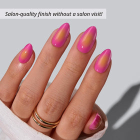 BTArtbox close-up of almond nail shape and edges for a natural fit benefit