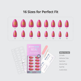 BTArtbox step-by-step application on a nail to show easy-home use benefit