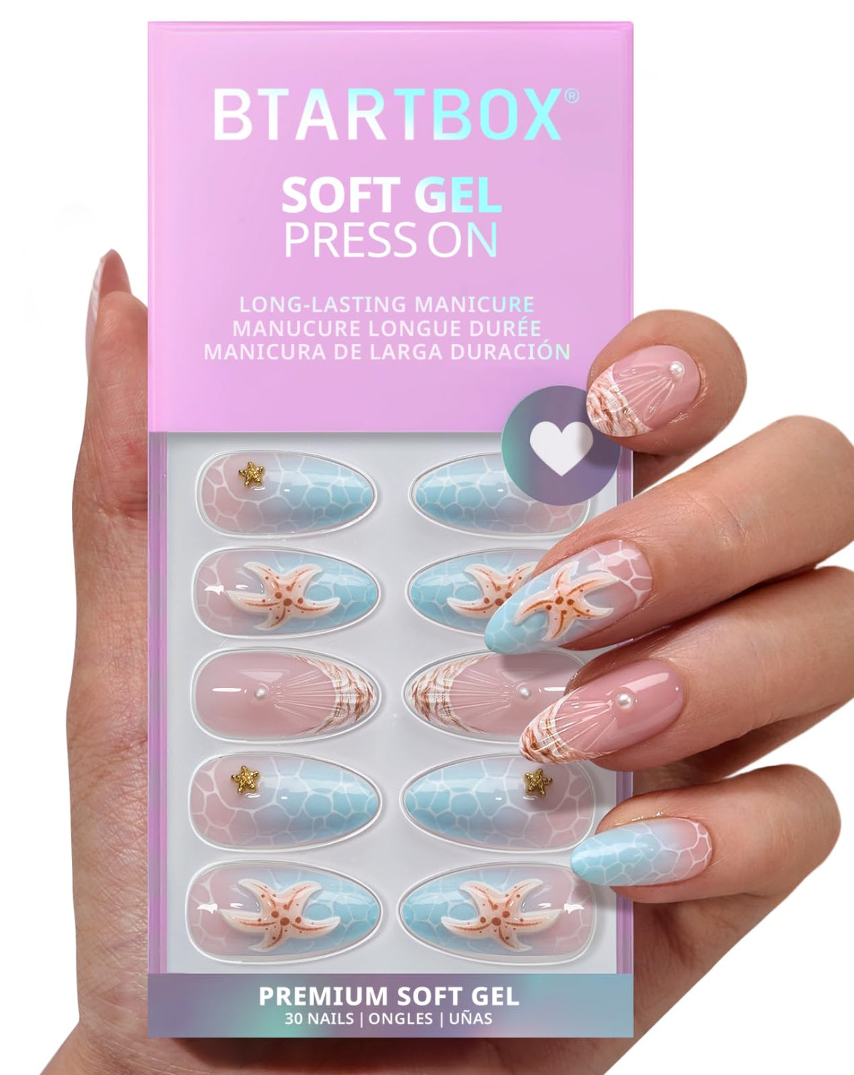 BTArtbox glue, adhesive tabs, file, stick and alcohol pad laid out for easy application