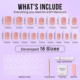 BTArtbox worn nails profile showing seamless cuticle line and comfortable everyday wear