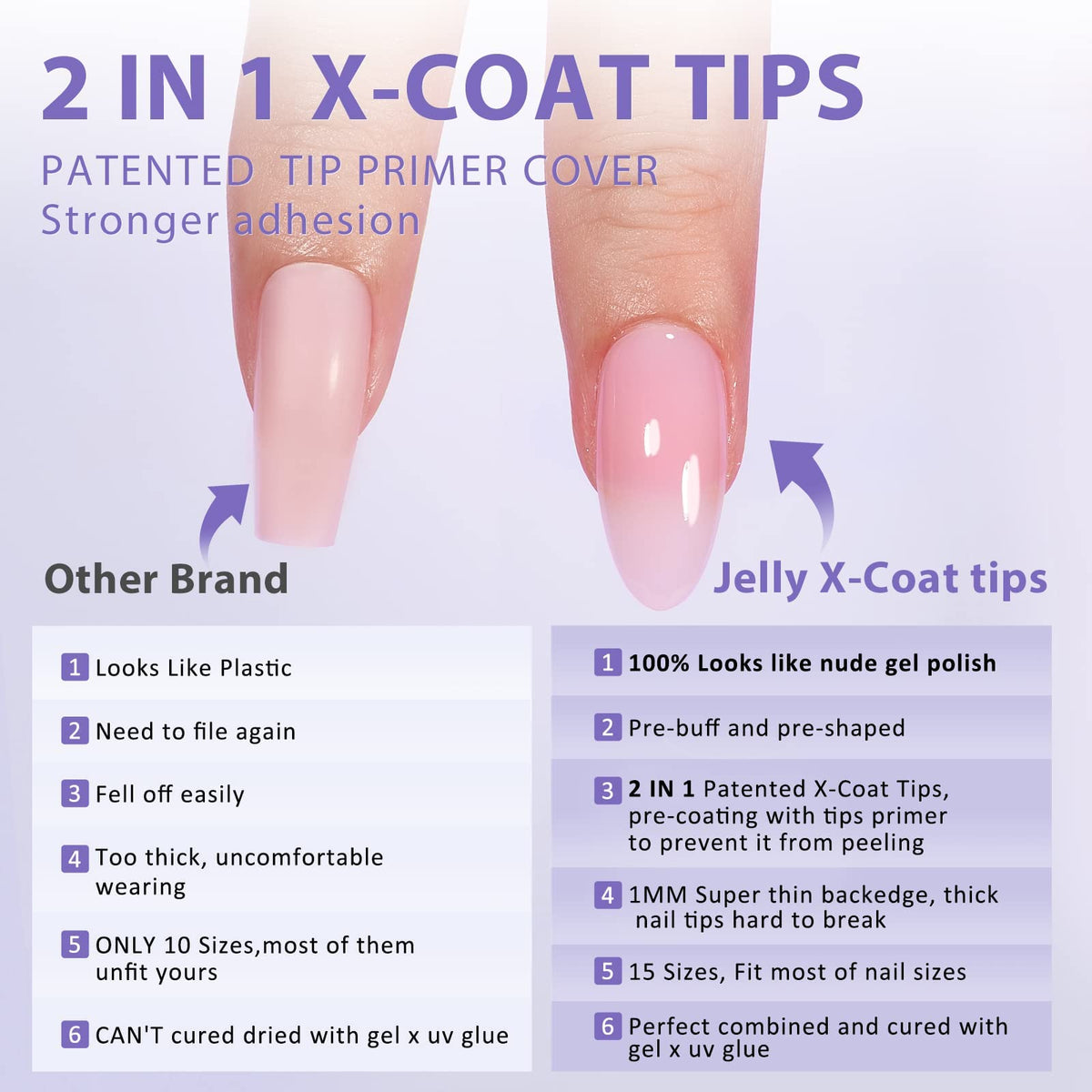 BTArtbox nails applied on hand for instant polished look