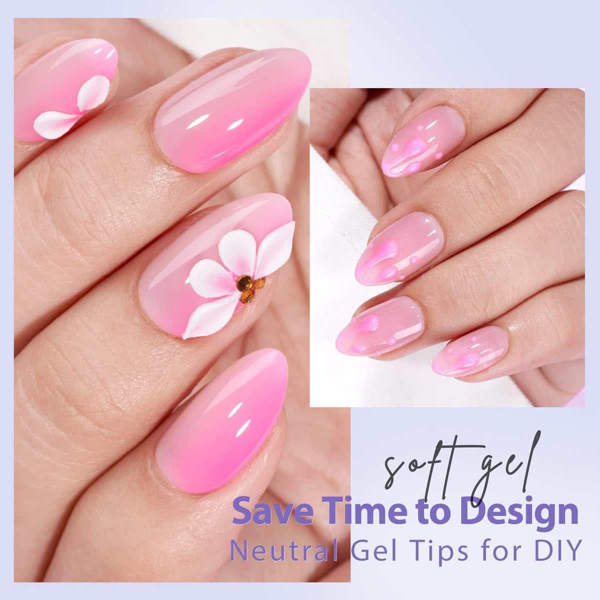 BTArtbox styled nails on model showcasing matte almond finish and everyday elegance