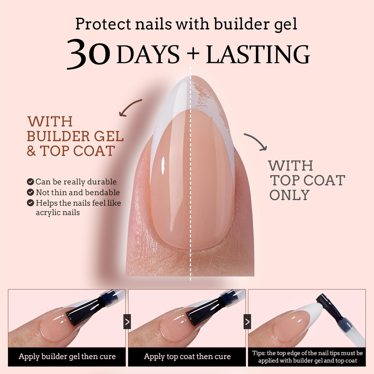 BTARTBOXNAILS technician applying tip for fast professional finish