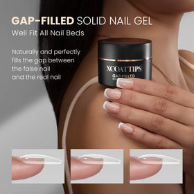 BTArtboxnails gel applied to press-on tip for easy placement and precision