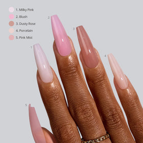 BTArtboxnails application kit with lamp and adhesives for long-lasting wear