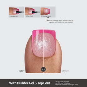 BTArtboxnails application demo on toes, illustrating quick at-home salon-quality result