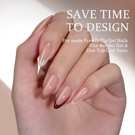 BTArtboxnails close-up of medium almond tip contour for natural fit