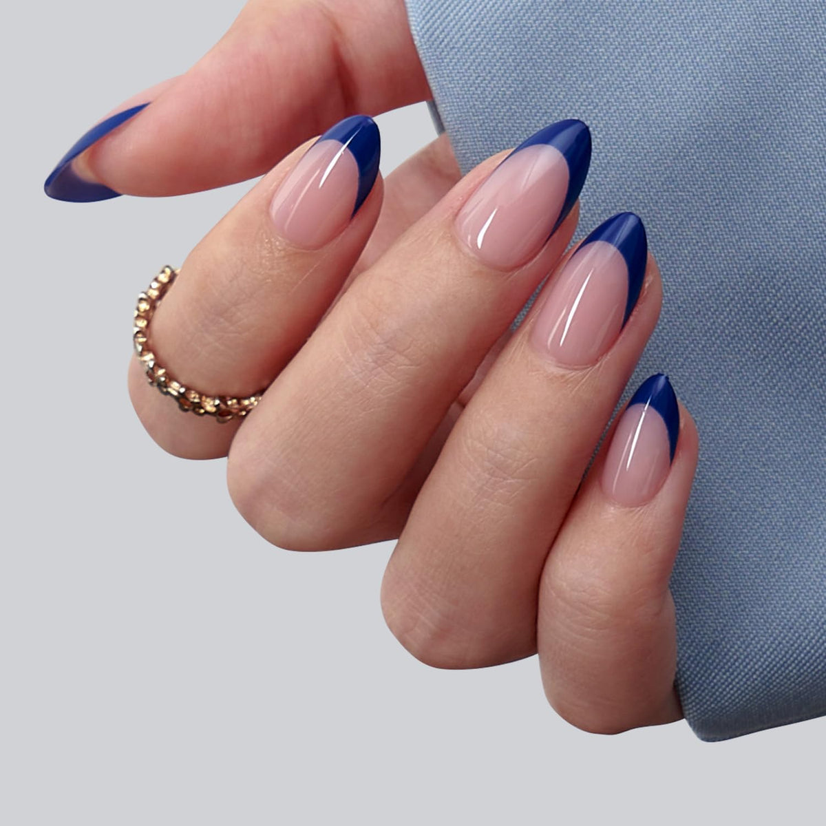 BTArtboxnails close-up of short almond tip edges for a natural seamless look