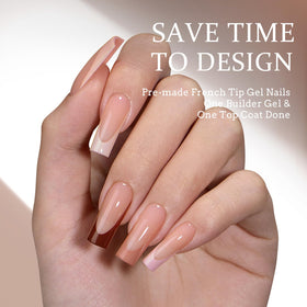 BTArtboxnails close-up of French tips highlighting crisp white smile line and neutral base