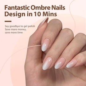 BTArtboxnails close-up of ombre gradient showing smooth salon-like color