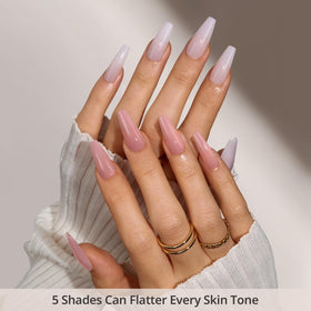 BTArtboxnails close-up of soft-gel texture for comfortable natural feel