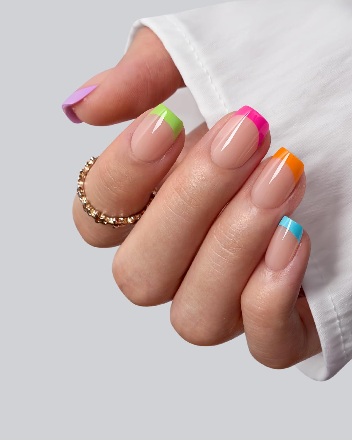 BTArtboxnails close-up of soft-gel tip texture highlighting thin flexible finish